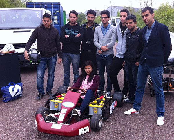 L'équipe Techno Car présente son kart électrique à KLC 2015