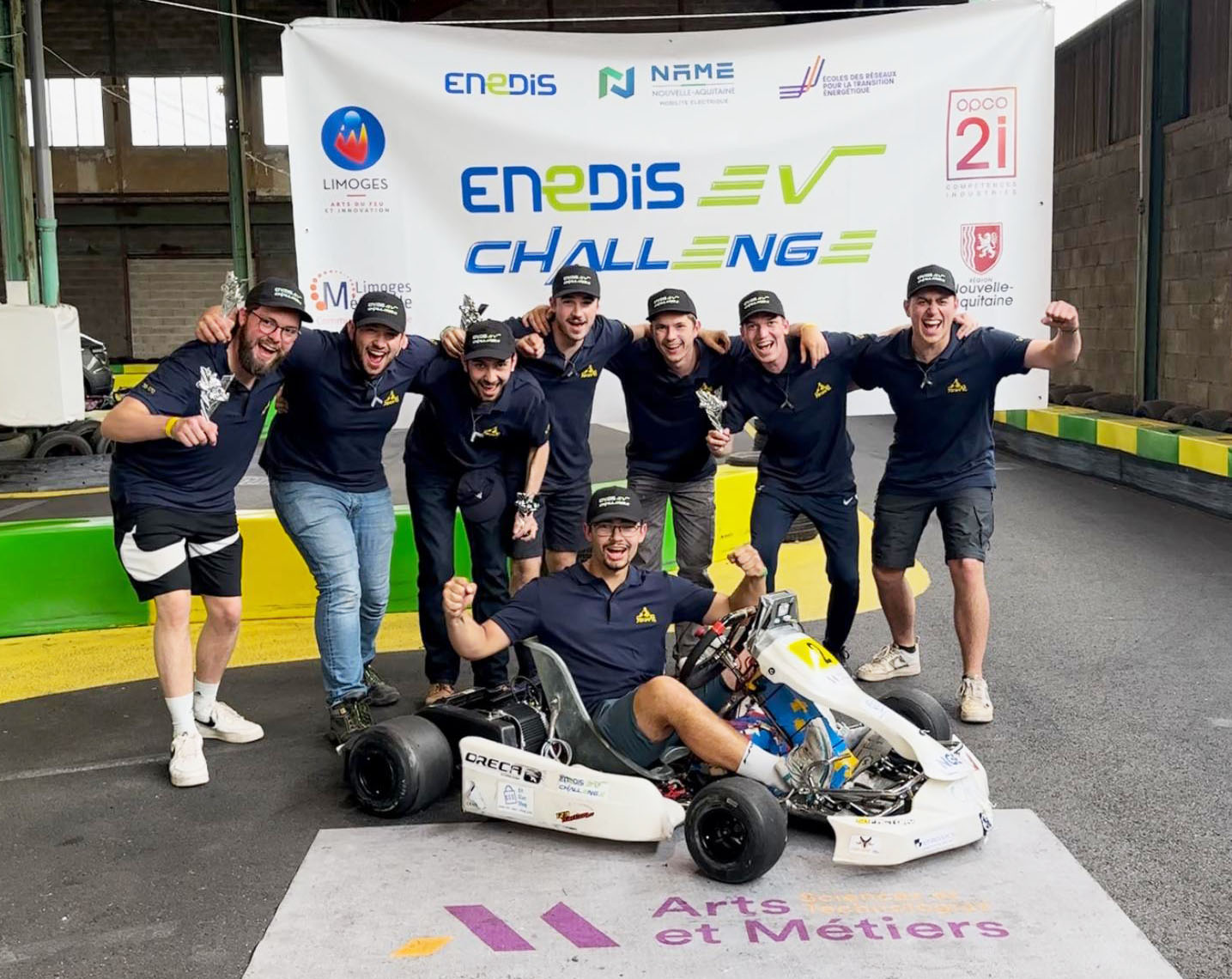 Carton plein pour l'équipe Arts et Métiers Racing Team de Cluny à l'ENEDIS EV Challenge 2025 !