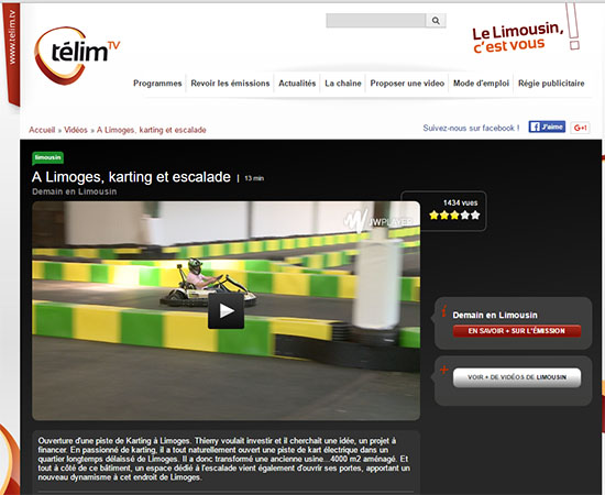 Télim TV - A Limoges, karting et escalade