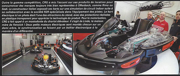 Le kart électrique du constructeur italien CRG
