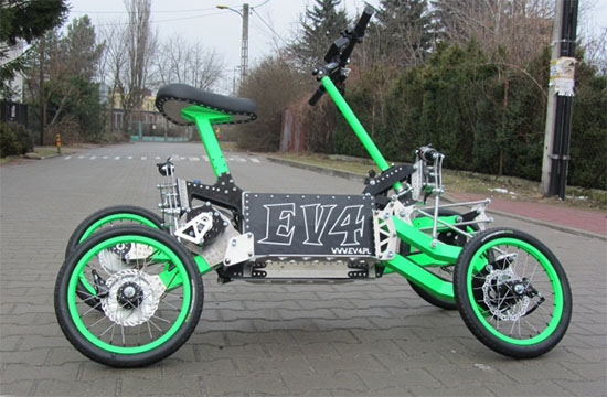 Le scooter électrique 4 roues EV4 Le scooter électrique 4 roues EV4