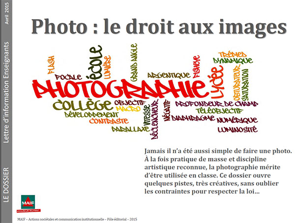 Dossier MAIF - Photo : le droit aux images