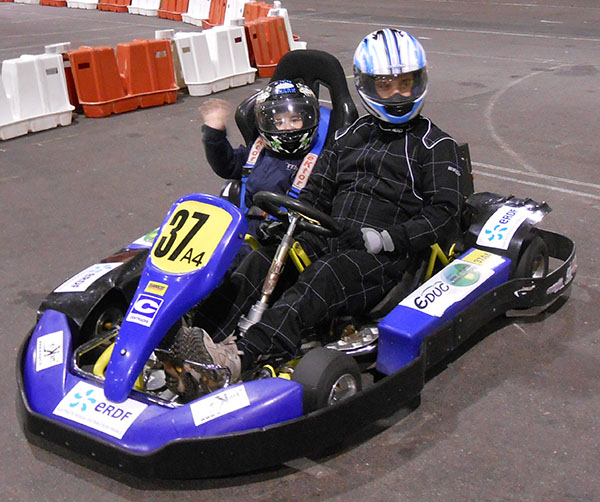 Au programme des animations : baptême de kart électrique bi-place à partir de 6 ans ! title=