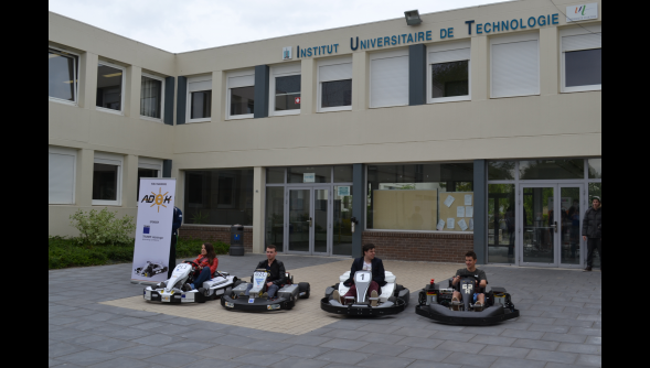 Béthune - Dans les paddocks de l’IUT, des étudiants ont fabriqué un kart électrique Béthune - Dans les paddocks de l’IUT, des étudiants ont fabriqué un kart électrique