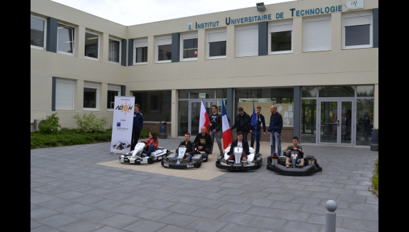 Béthune - Dans les paddocks de l’IUT, des étudiants ont fabriqué un kart électrique Béthune - Dans les paddocks de l’IUT, des étudiants ont fabriqué un kart électrique