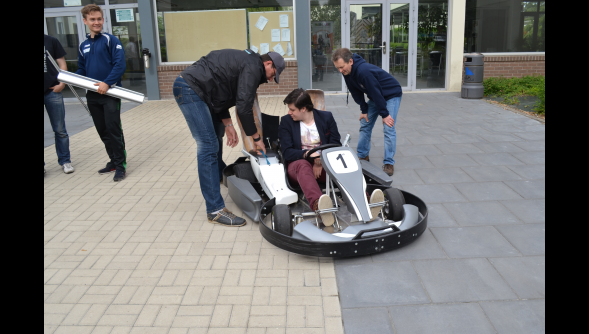 Béthune - Dans les paddocks de l’IUT, des étudiants ont fabriqué un kart électrique Béthune - Dans les paddocks de l’IUT, des étudiants ont fabriqué un kart électrique