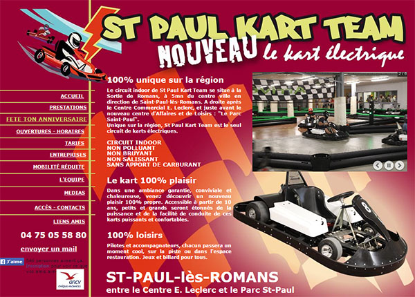Saint Paul Kart Team - Une piste de karts électriques unique dans la Drôme