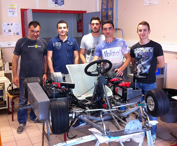 Le kart électrique du Lycée Saint Joseph de DIJON