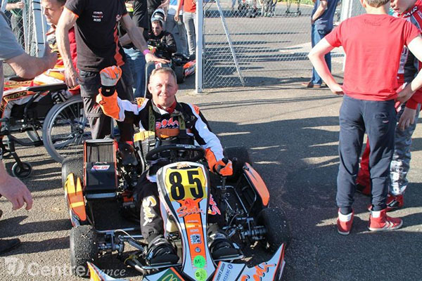 Le Vierzonnais, Fabrice Dubois, un exemple d’optimisme - Photo Pascal Procureur.