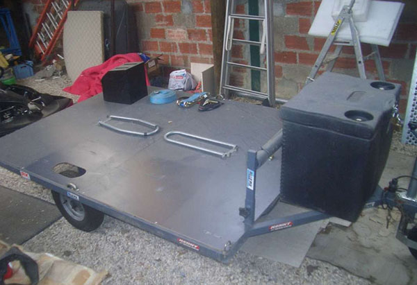 A vendre : kart électrique avec remorque