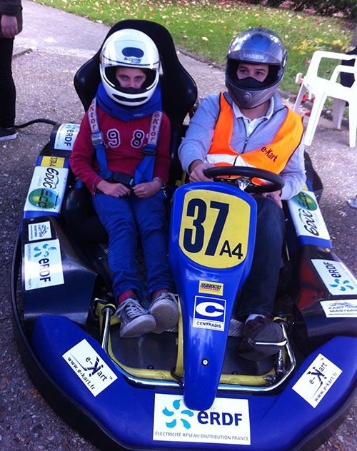 kart electrique biplace