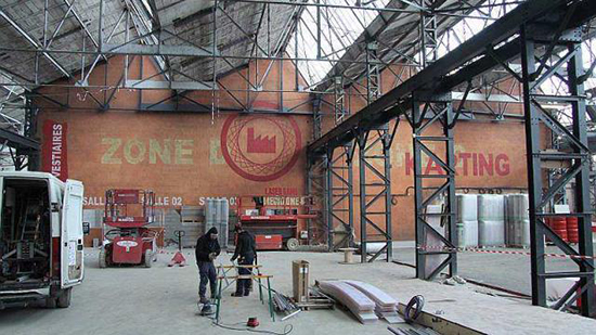 La Place du village, au cœur de l'Autre usine, espace de 16000m2, dédié aux sports et aux loisirs