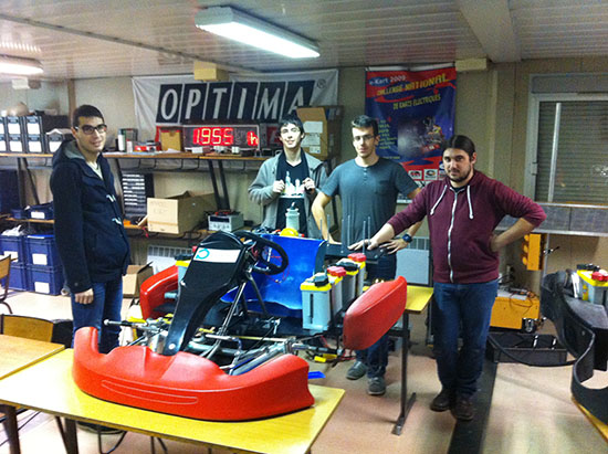 Polytech Tours - Marathon de l’électrification - Câblage du kart électrique 37A2 terminé ! Polytech Tours - Marathon de l’électrification - Câblage du kart électrique 37A2 terminé !