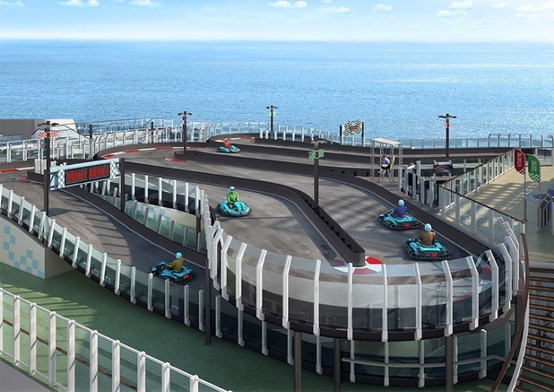 RiMO Supply construit le tout premier circuit de karting en mer à bord du dernier navire de Norwegian Cruise Line RiMO Supply construit le tout premier circuit de karting en mer à bord du dernier navire de Norwegian Cruise Line
