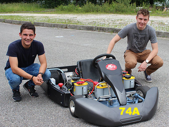 Le kart électrique STI2D EE du Lycée Louis Lachenal Argonay