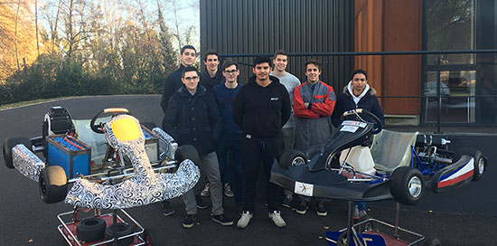 La nouvelle équipe 2016-2017 de l'ISAT KART TEAM de Nevers