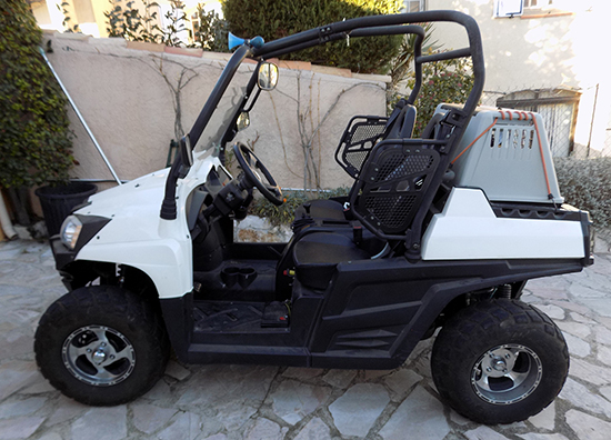 Un quad SSV RS8 électrique d'occasion ! Un quad SSV RS8 électrique d'occasion !