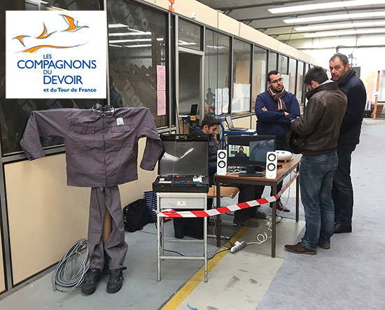 JPO - Présentation du kart électrique des Compagnons du Devoir