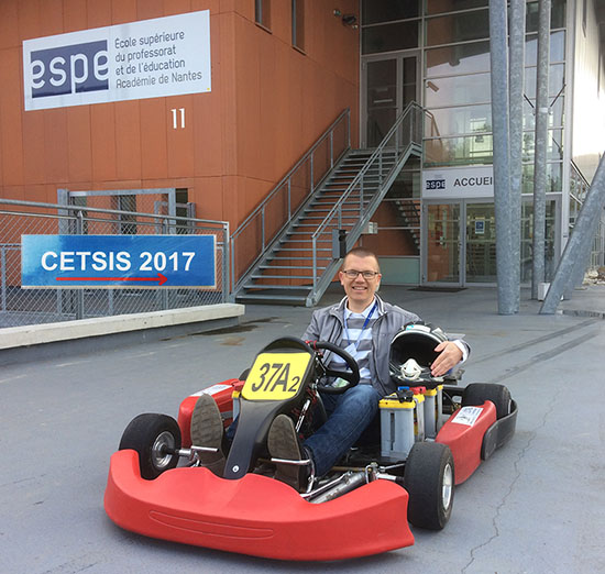 Présentation du kart électrique de Polytech Tours au CETSIS 2017 Présentation du kart électrique de Polytech Tours au CETSIS 2017
