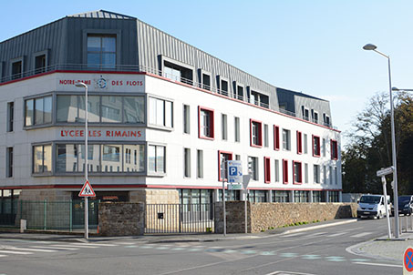 Le lycée Les Rimains de Saint Malo