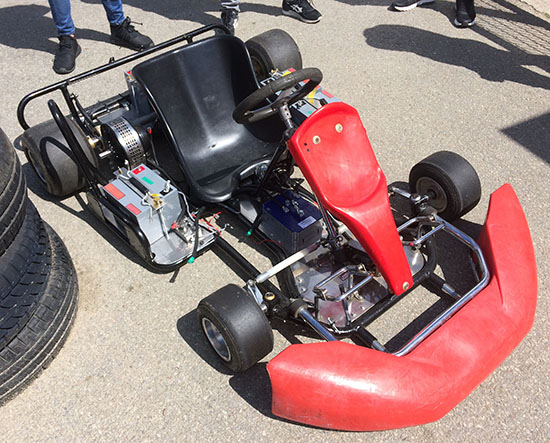 >Le kart électrique du lycée Saint-Joseph La Salle de Lorient