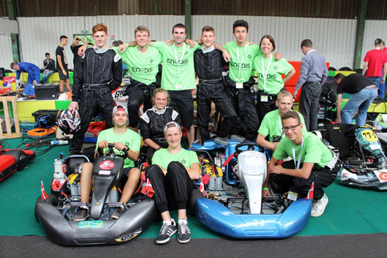 Le lycée Louis LACHENAL au  Challenge International Pédagogique de Karts Électriques de Limoges 2017