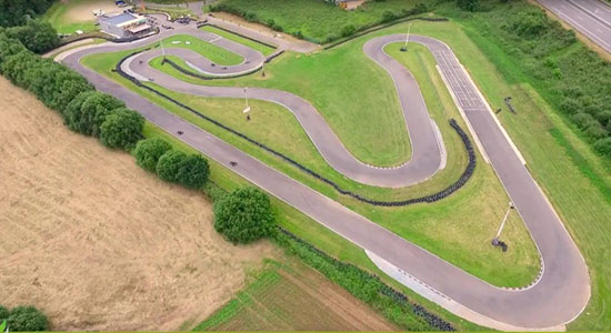 La piste de Kart Center 56 à PLUMELIAU