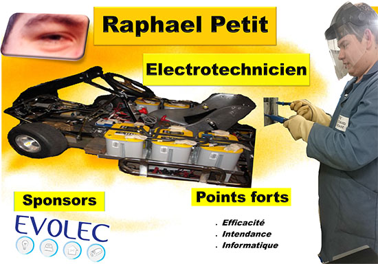 e-Kart 2017 24h Chrono - Raphaël, électrotechnicien