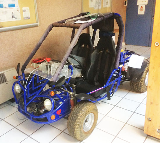 Polytech Tours - Abderrahim réalise un buggy électrique