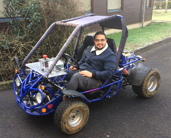 Polytech Tours - Abderrahim réalise un buggy électrique