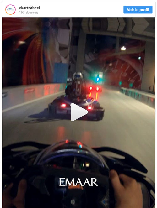You can now ride electric go karts in The Dubai Mall