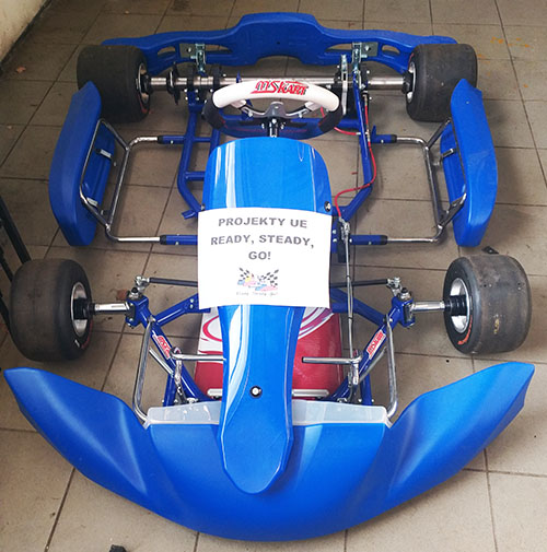 Electric kart for  the 