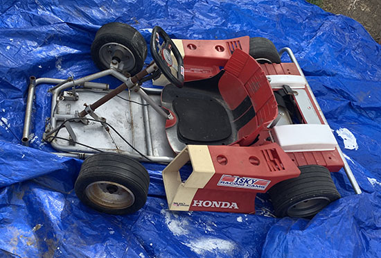 Electrification of a children's go-kart Electrification of a children's go-kart
