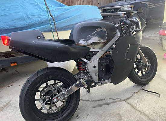 Electrification of a Yamaha YSR50 motorcycle Electrification of a Yamaha YSR50 motorcycle