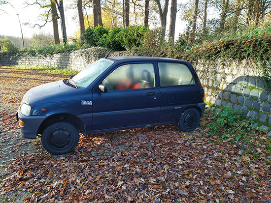 Electrification of a Daihatsu CUORE car