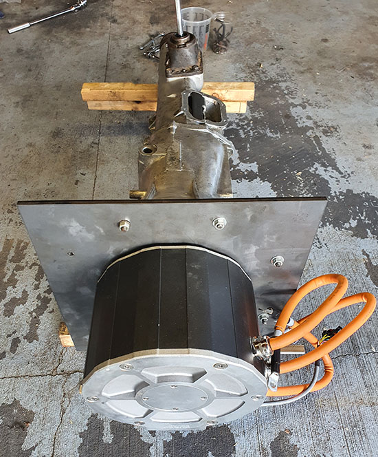 Electric conversion of a 1960 MGB Roadster car Electric conversion of a 1960 MGB Roadster car