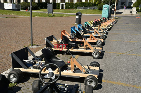 Des karts électriques en bois !