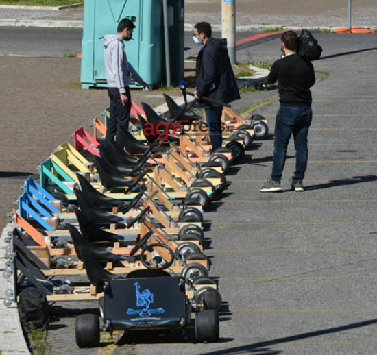 Des karts électriques en bois !