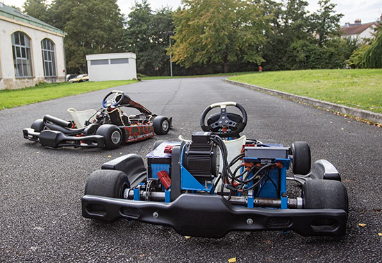 Le kart électrique de l'ISAT Kart Team 2021/2022