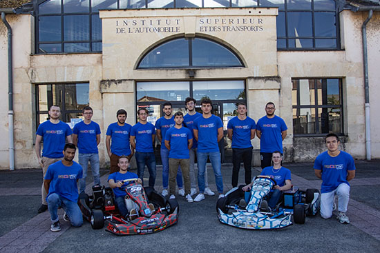 L'équipe ISAT Kart Team 2021/2022