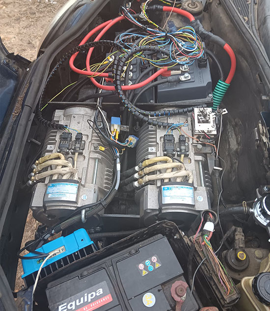 Kangoo retrofit électrique - Quand un moteur électrique ne suffit pas ! Kangoo retrofit électrique - Quand un moteur électrique ne suffit pas !