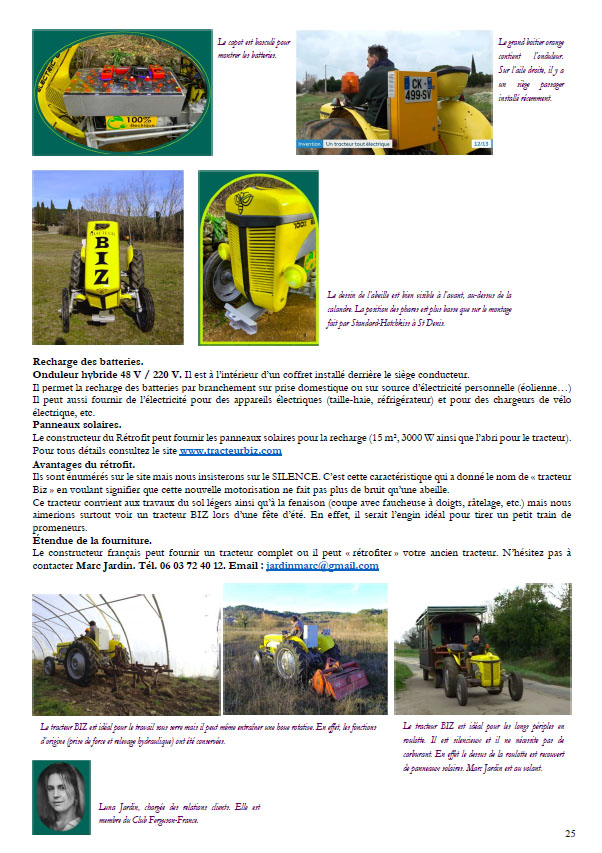 Le Journal Fergusson - Retrofit - Le Tracteur BIZ
