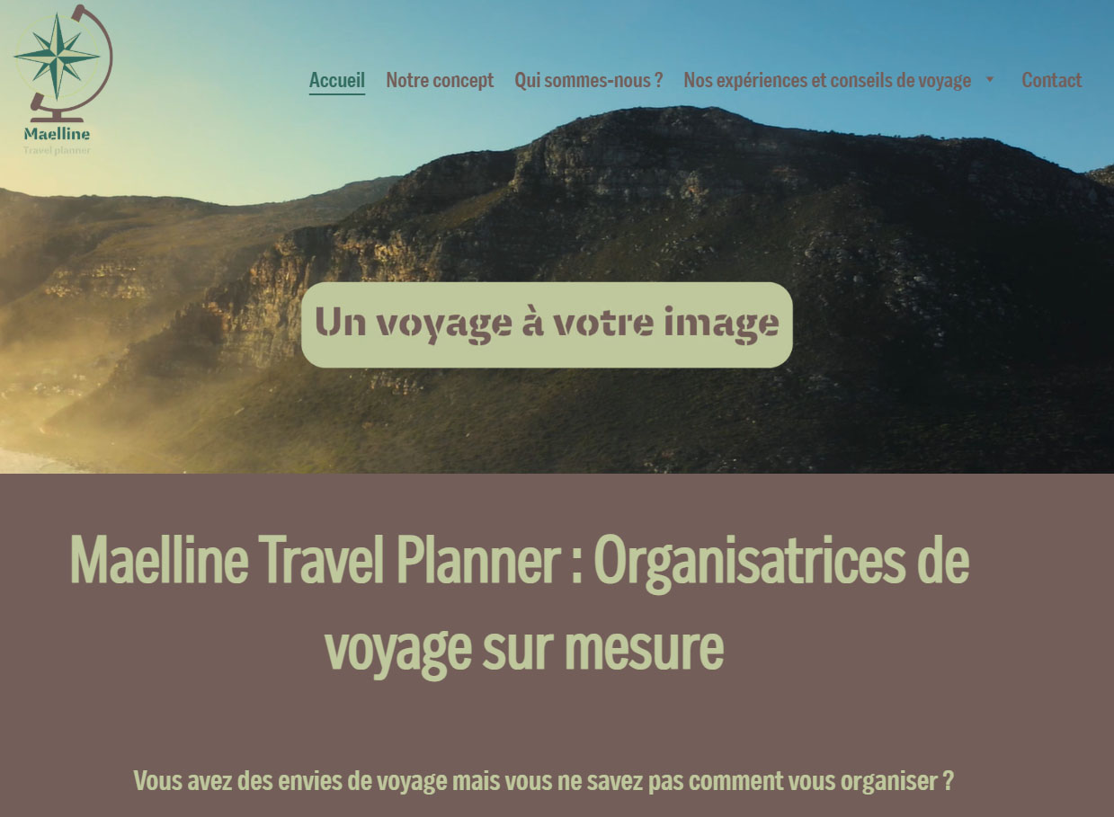 Découvrez Maelline Travel Planner, un service d'organisation de voyage unique créé par trois amis passionnés.