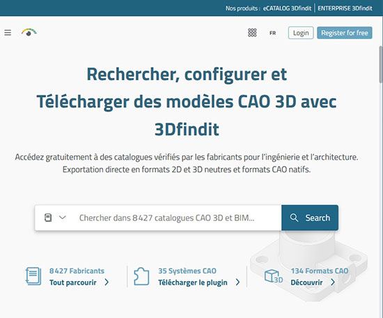 Découvrez la bibliothèque CAO gratuite 100% validée par les fabricants