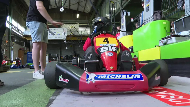 L'équipe de L'Ensil-Ensci a fini cinquième de l'Enedis EV Challenge 2026 de Limoges. © Emmanuel Braud - France Télévisions
