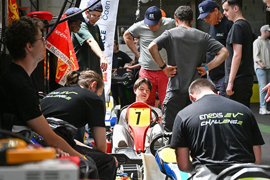 L'équipe de l'Ensil Ensci Limoges enregistre un record à l'Enedis EV Challenge
