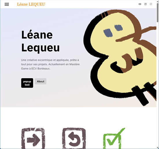 Léane LEQUEU - Une créative excentrique et appliquée - Mastère Game ECV Bordeaux