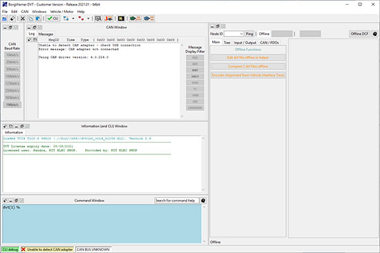 DVTC Version 20210.01 - La dernière version du logiciel DVT pour variateur SEVCON GEN4 DVTC Version 2021.01 - La dernière version du logiciel DVT pour variateur SEVCON GEN4