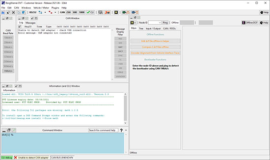 DVTC Version 2021.06 - La dernière version du logiciel DVT pour variateur SEVCON GEN4 DVT Version 2021.06 - La dernière version du logiciel DVTC pour variateur SEVCON GEN4