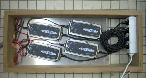 4 chargeurs CTEK MXS 7000